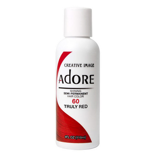 Adore Semi-Permanent Haircolor #060 Truly Red, 4 Oz